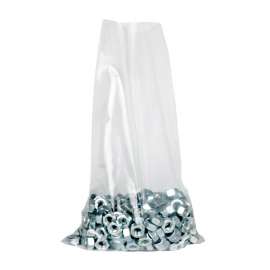 Vlakke plastic zakken tot 30 cm breed (per 100 stuks)
